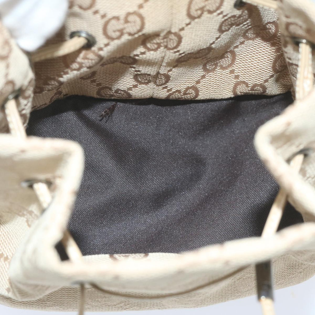 GUCCI GG Canvas Purse Pouch Beige 039 1053 am5271