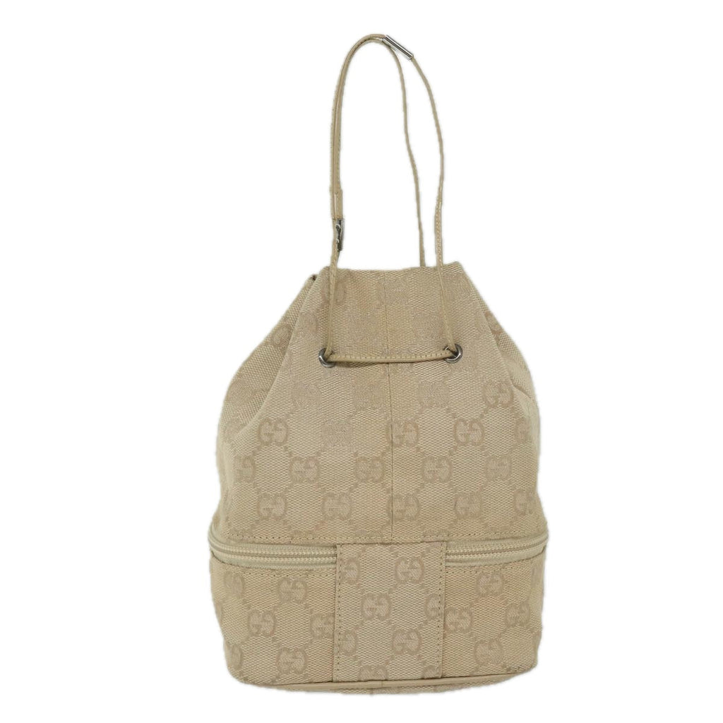 GUCCI GG Canvas Purse Pouch Beige 039 1053 am5271