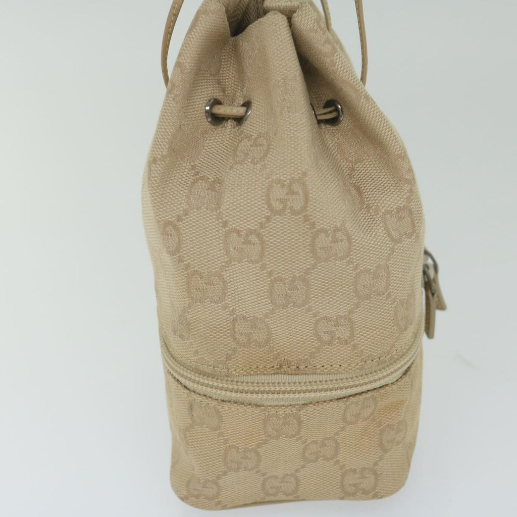 GUCCI GG Canvas Purse Pouch Beige 039 1053 am5271