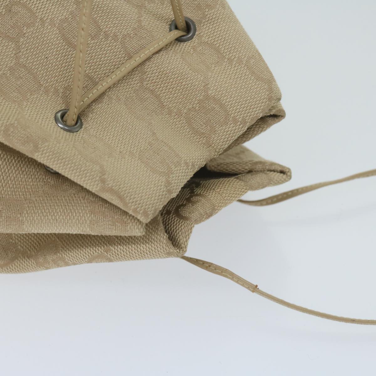 GUCCI GG Canvas Purse Pouch Beige 039 1053 am5271