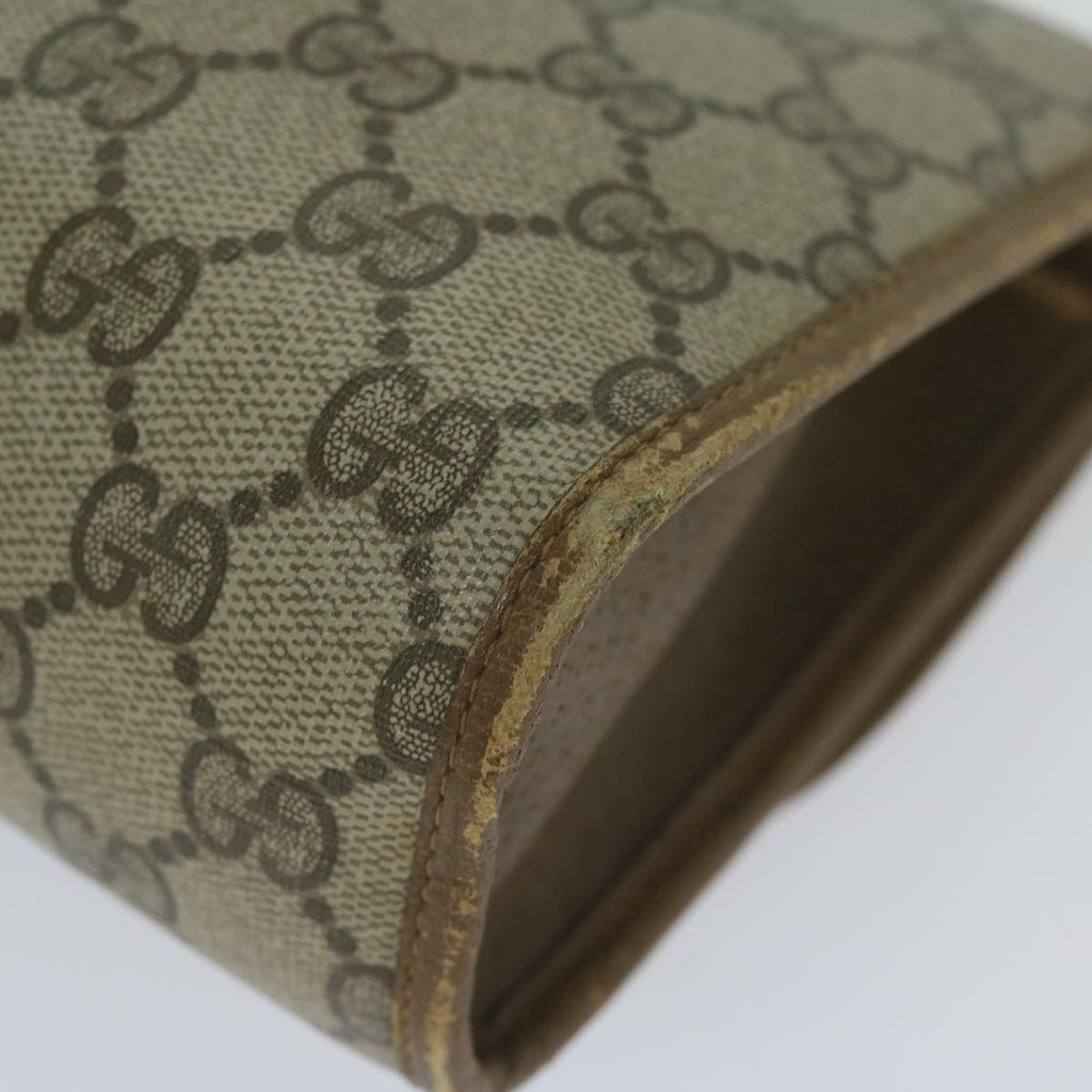 GUCCI GG Supreme Web Sherry Line Clutch Bag Beige Red 89 01 030 am5314