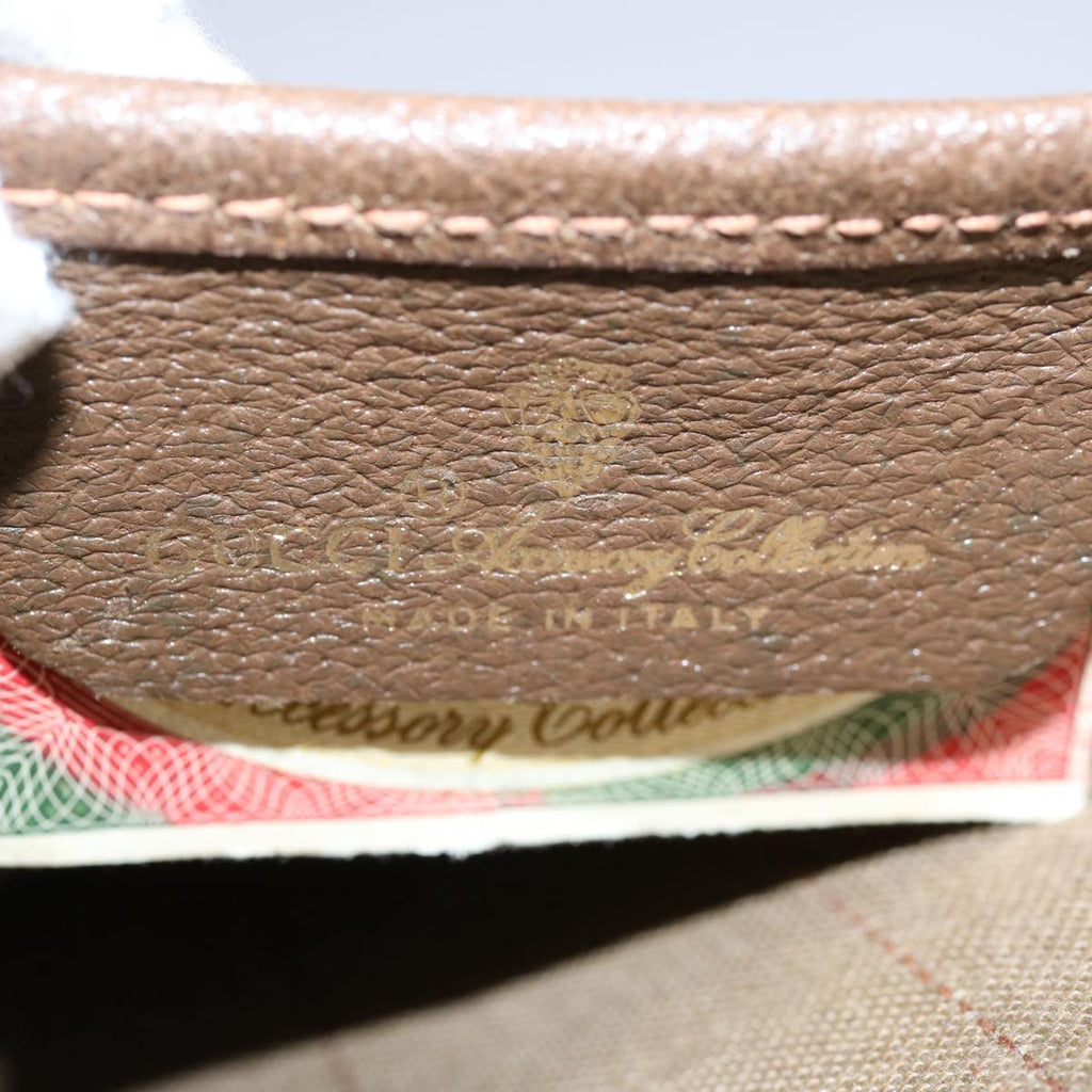 GUCCI GG Supreme Web Sherry Line Pouch Beige Red Green 89 01 021 am5317