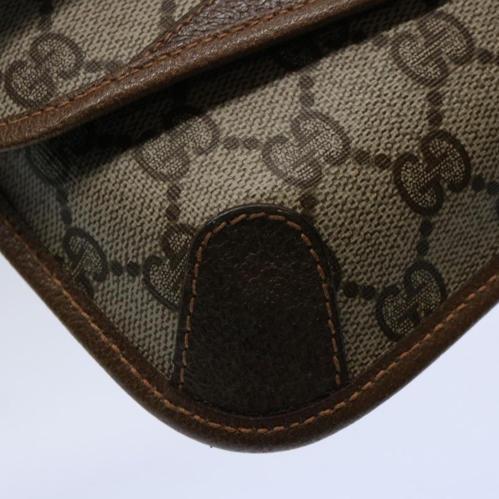 GUCCI GG Supreme Web Sherry Line Pouch Beige Red Green 89 01 021 am5317