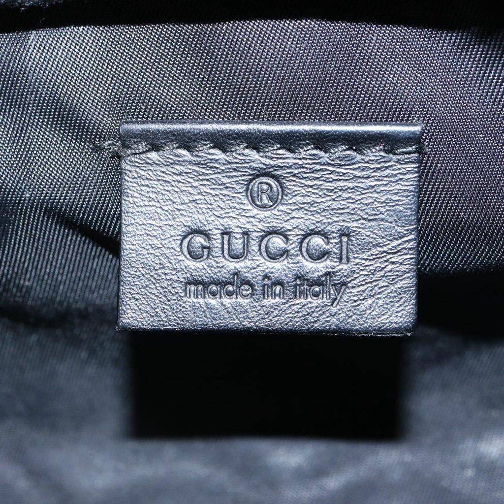 GUCCI GG Canvas Web Sherry Line Pouch Black Red Green 245800 am5323