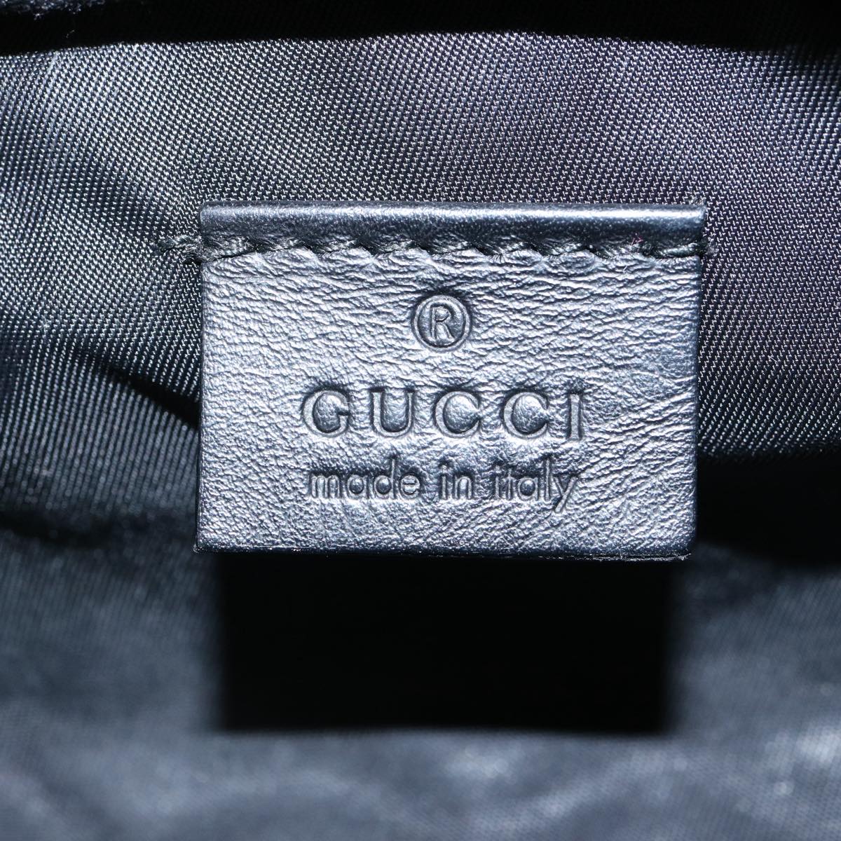 GUCCI GG Canvas Web Sherry Line Pouch Black Red Green 245800 am5323