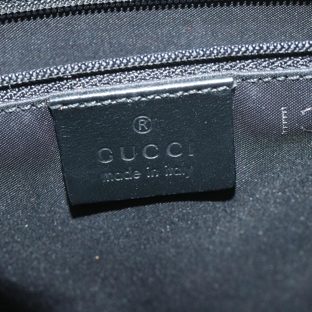 GUCCI GG Canvas Jackie Tote Bag Black 002 1064 am5349