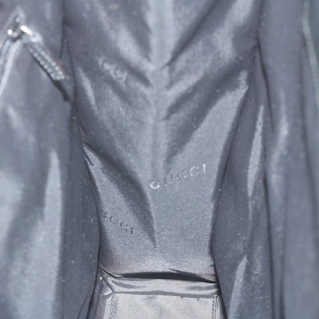 GUCCI GG Canvas Jackie Tote Bag Black 002 1064 am5349