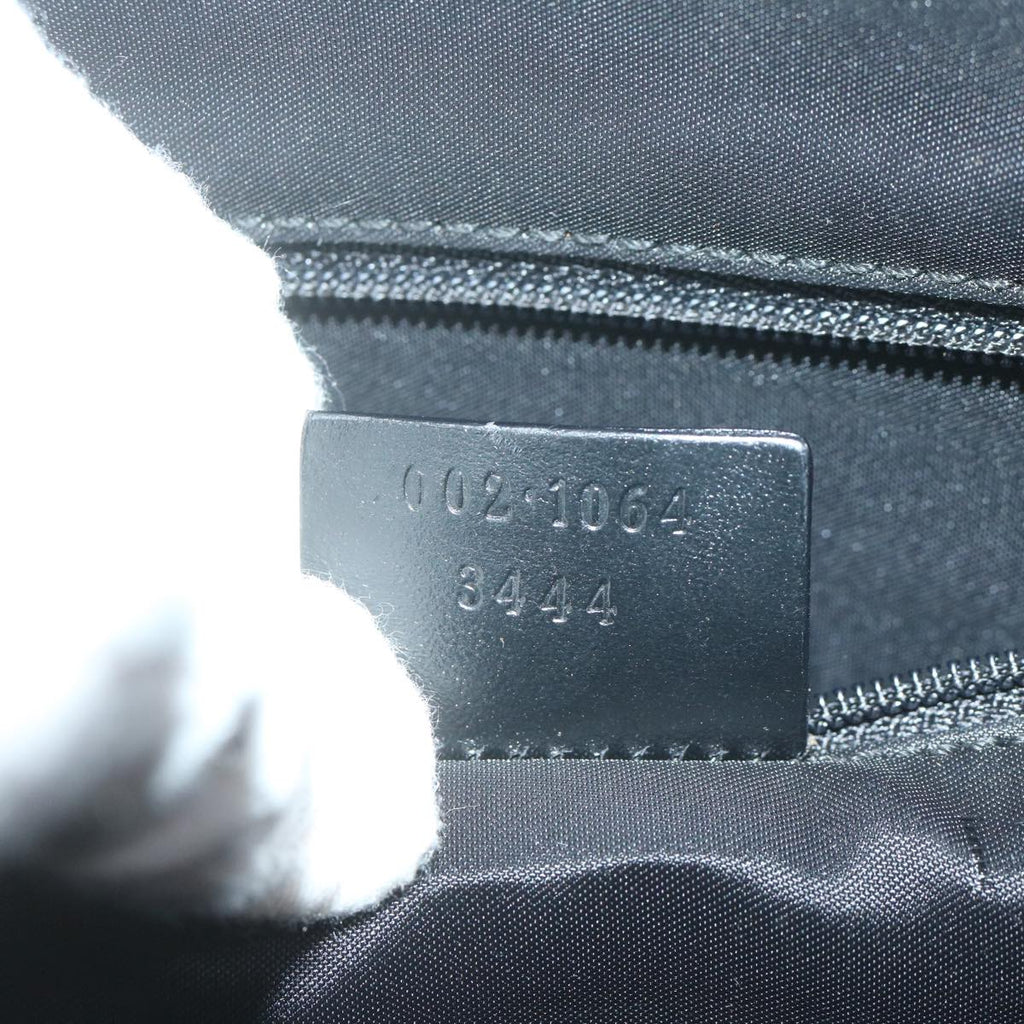 GUCCI GG Canvas Jackie Tote Bag Black 002 1064 am5349