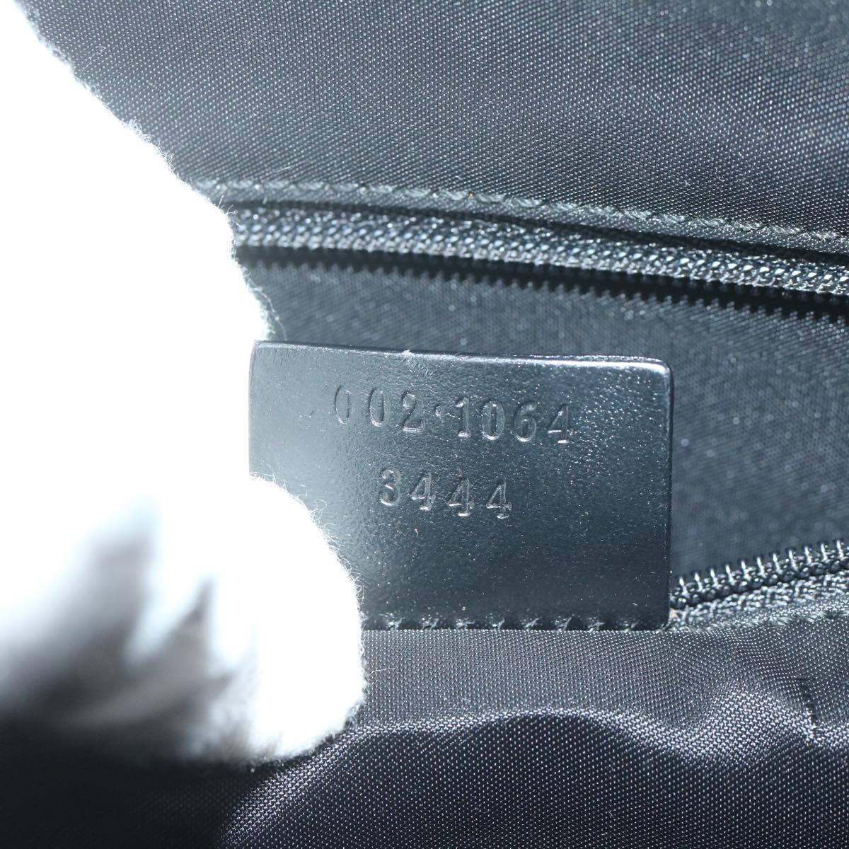GUCCI GG Canvas Jackie Tote Bag Black 002 1064 am5349