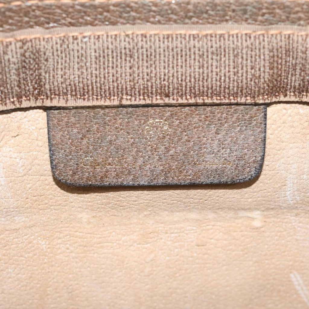 GUCCI GG Supreme Web Sherry Line Clutch Bag Beige Red 64 014 2125 28 am5424