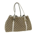 GUCCI GG Canvas GG Twins Tote Bag Beige 232957 am5445