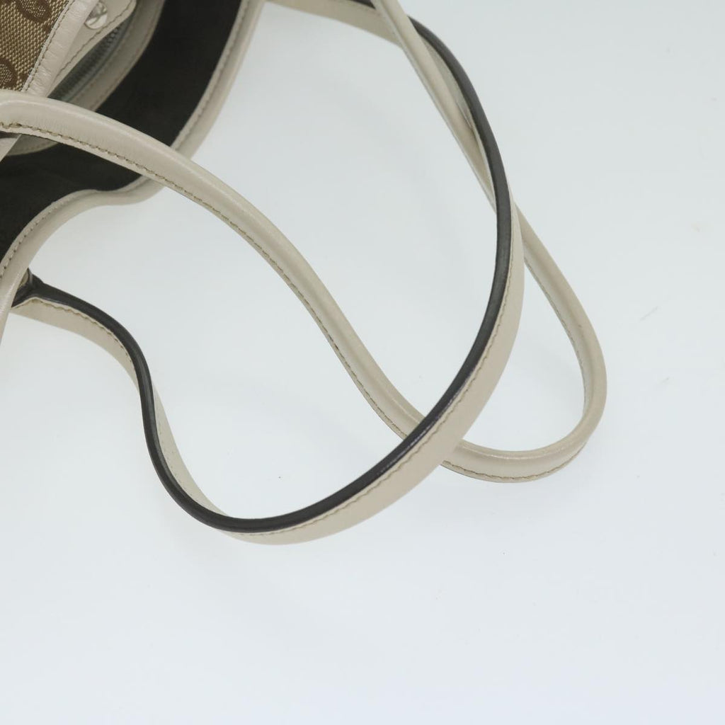 GUCCI GG Canvas GG Twins Tote Bag Beige 232957 am5445