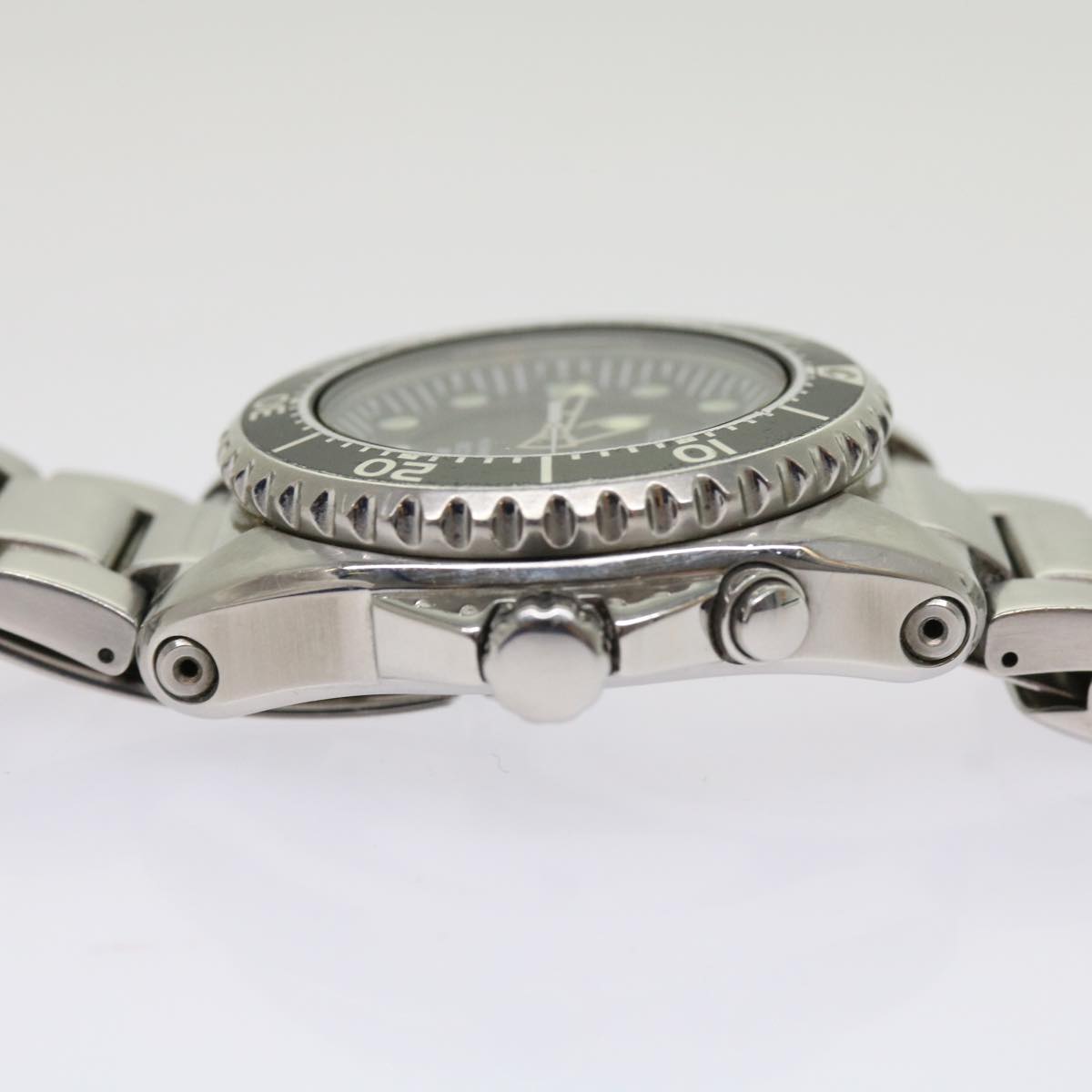 SEIKO Divers Kinetic Watches Metal Silver Auth am5567