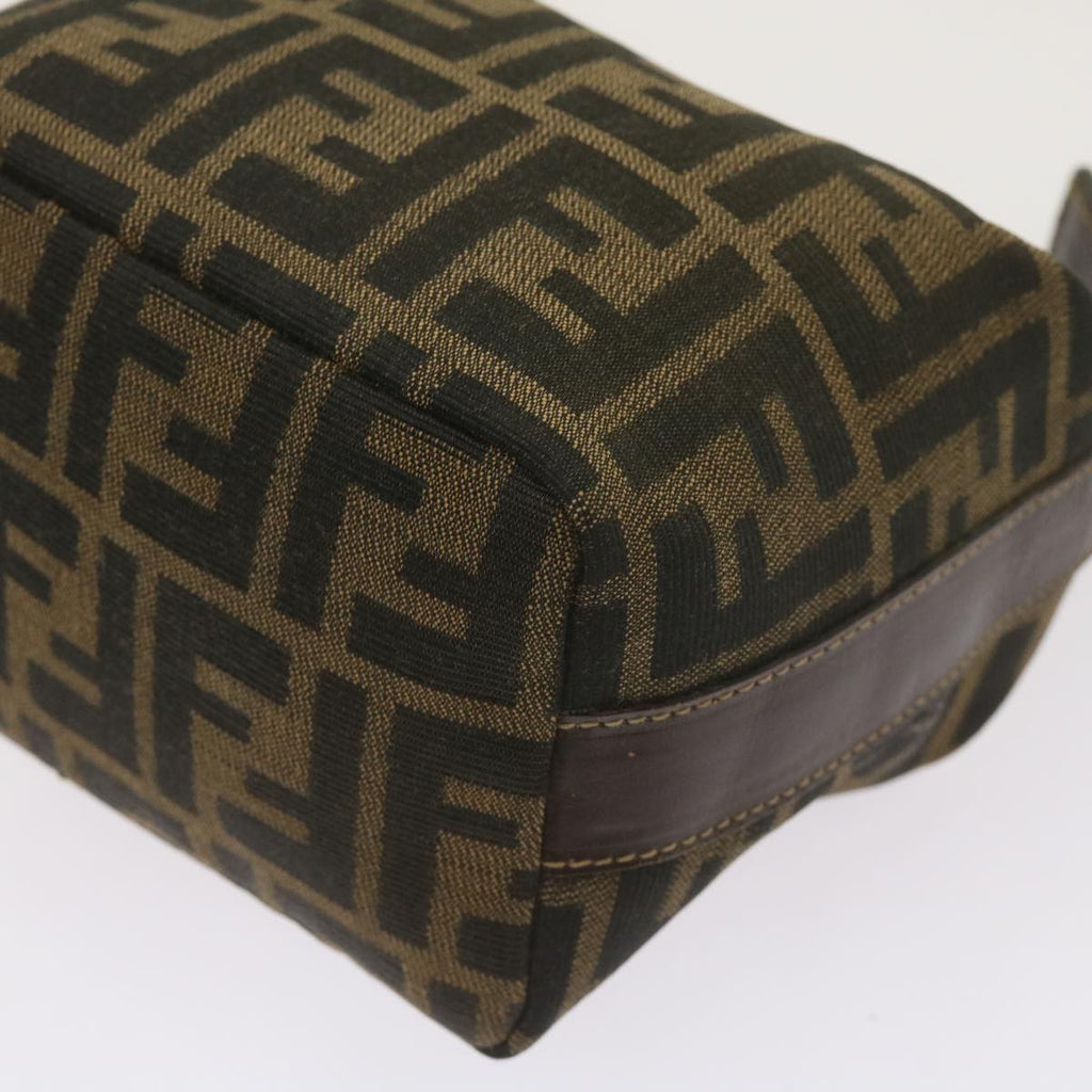 FENDI Zucca Canvas Mini Hand Bag Black Brown am5871A