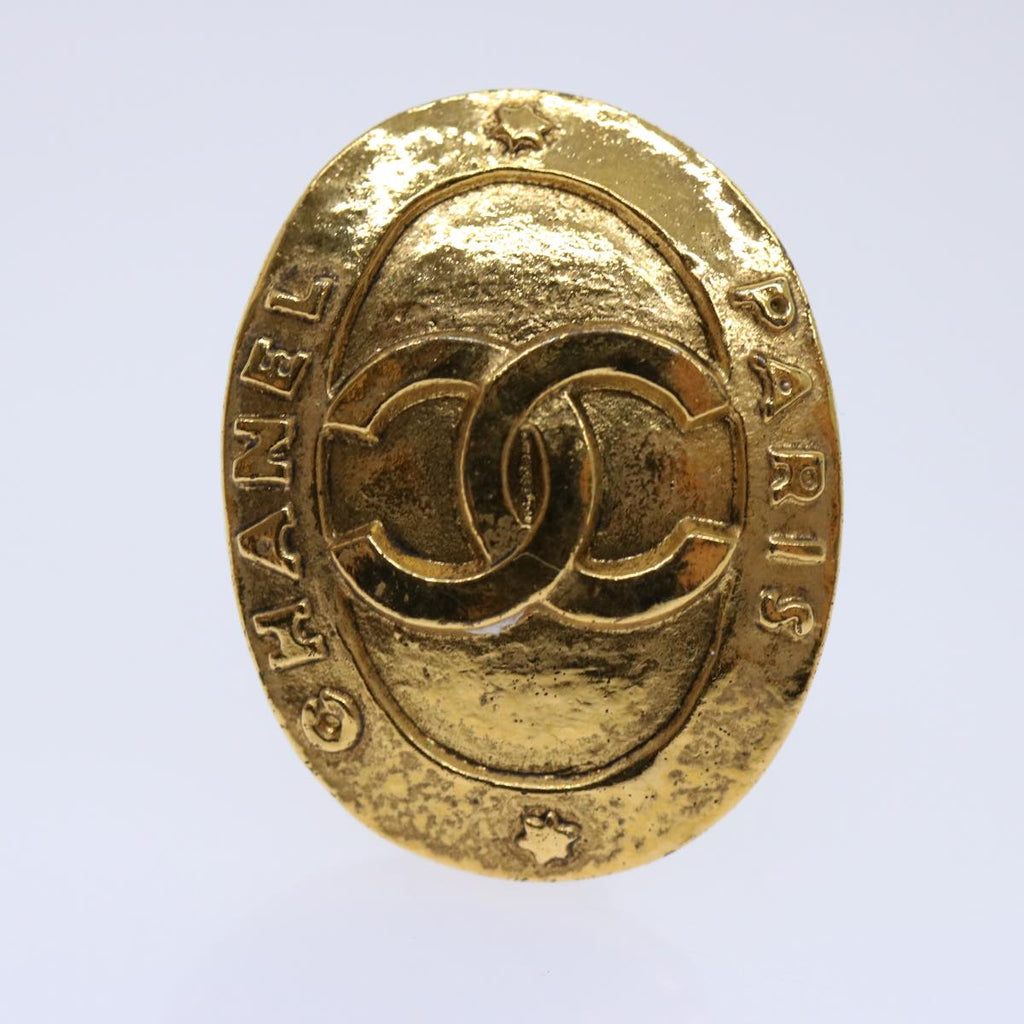 CHANEL Earring Gold CC am5967