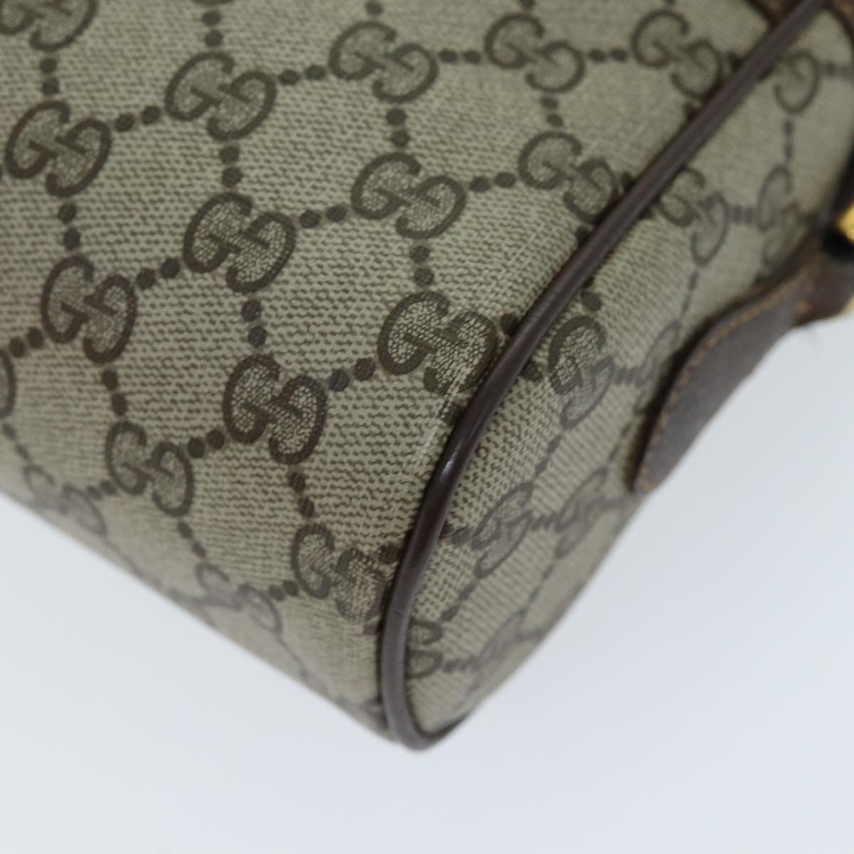 GUCCI GG Supreme Web Sherry Line Shoulder Bag PVC Beige 119 02 088 am6135