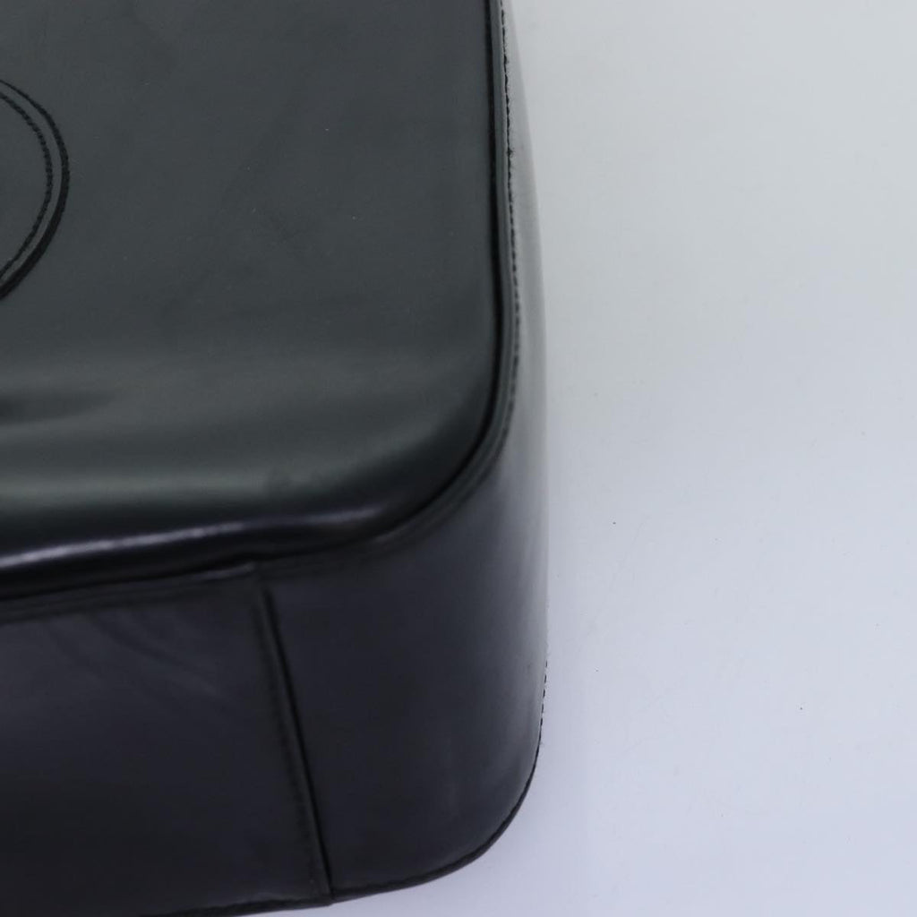 GUCCI Shoulder Bag Enamel Black 000 1186 0506 am6143