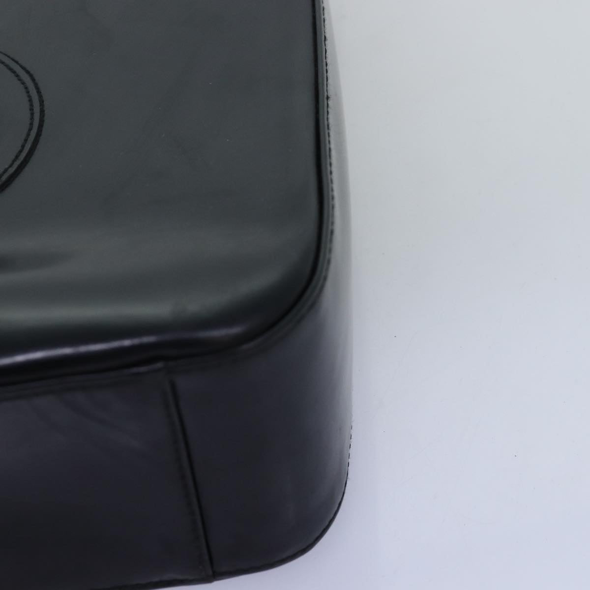 GUCCI Shoulder Bag Enamel Black 000 1186 0506 am6143