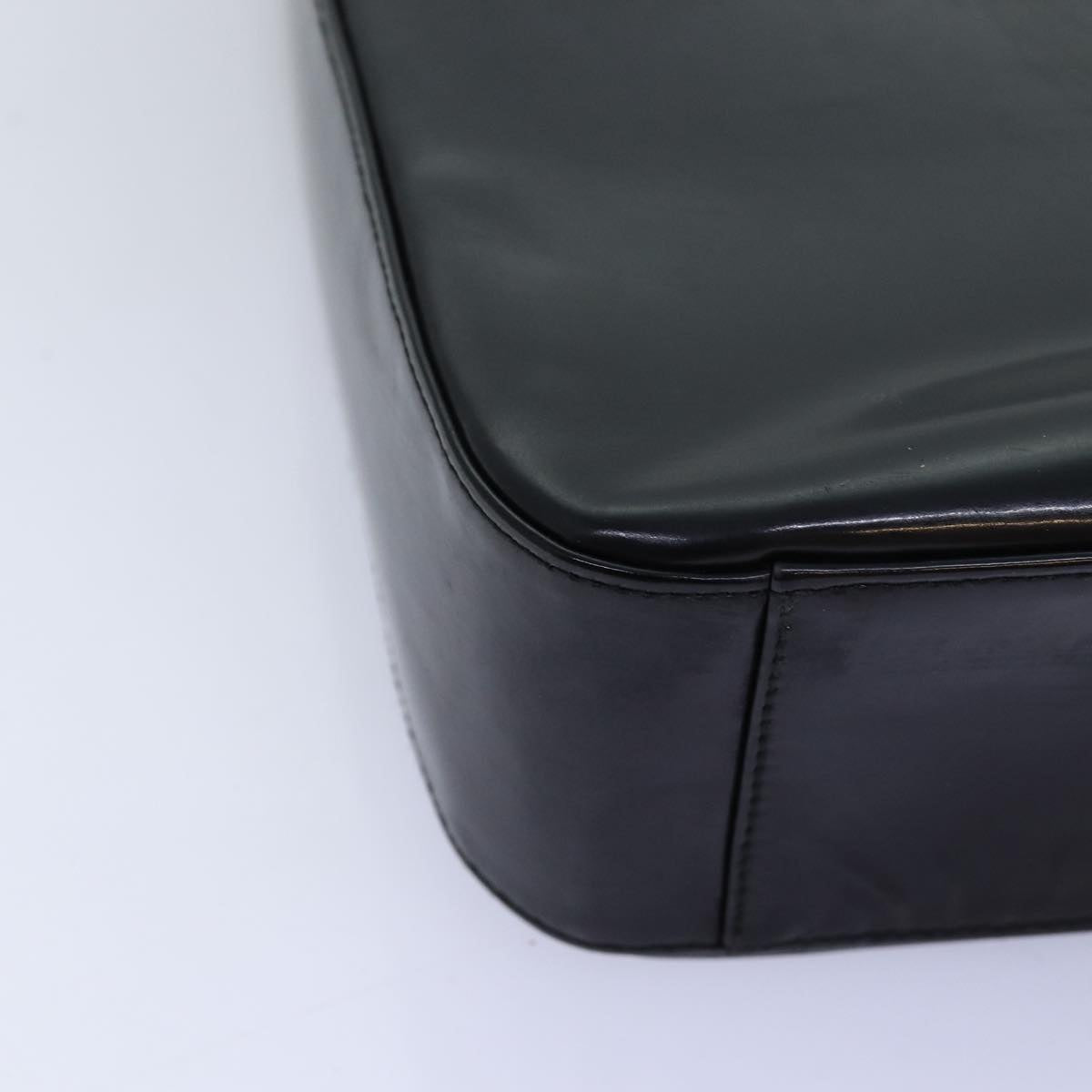 GUCCI Shoulder Bag Enamel Black 000 1186 0506 am6143