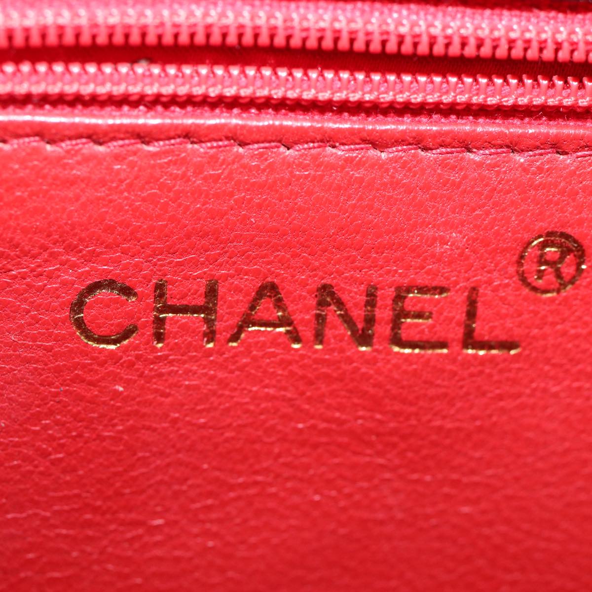 CHANEL Matelasse Chain Shoulder Bag Satin Black CC am6152A