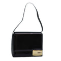 GUCCI Shoulder Bag Enamel Black 001 3444 1812 am6154