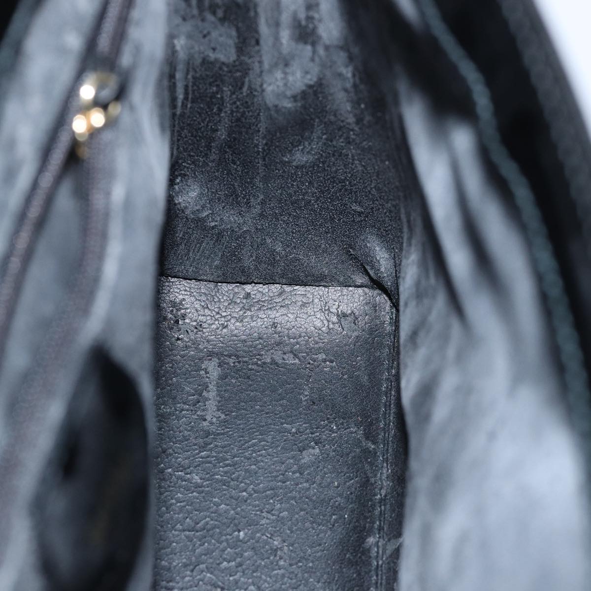 GUCCI Shoulder Bag Enamel Black 001 3444 1812 am6154