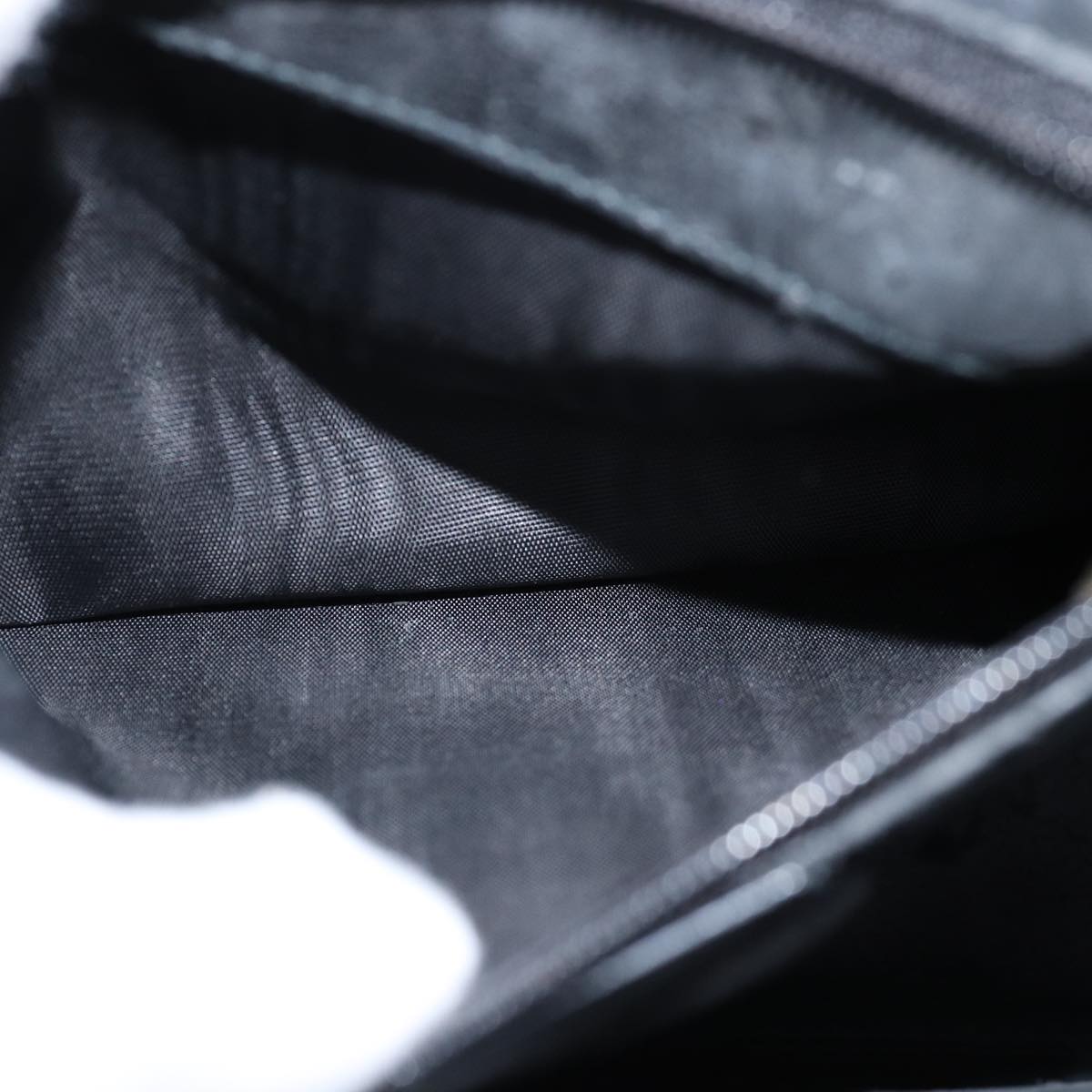 GUCCI Shoulder Bag Enamel Black 001 3444 1812 am6154