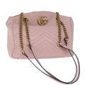 GUCCI GG Marmont Chain Shoulder Bag Pink 443501 am6172