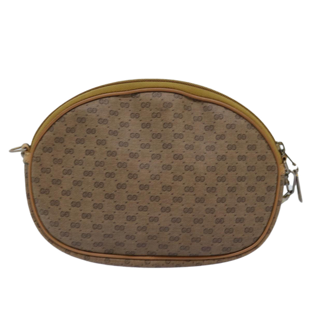GUCCI Micro GG Supreme Shoulder Bag PVC Beige am6185