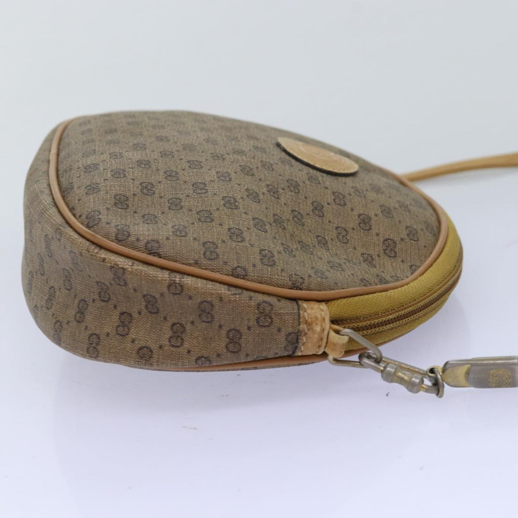 GUCCI Micro GG Supreme Shoulder Bag PVC Beige am6185