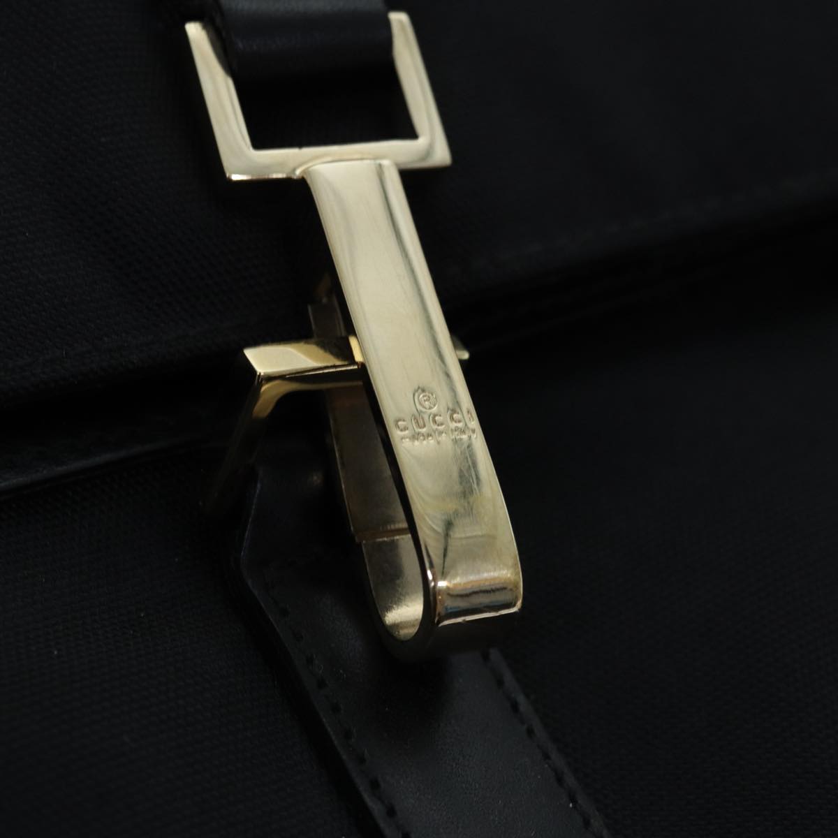 GUCCI Jackie Backpack Nylon Outlet Black am6187