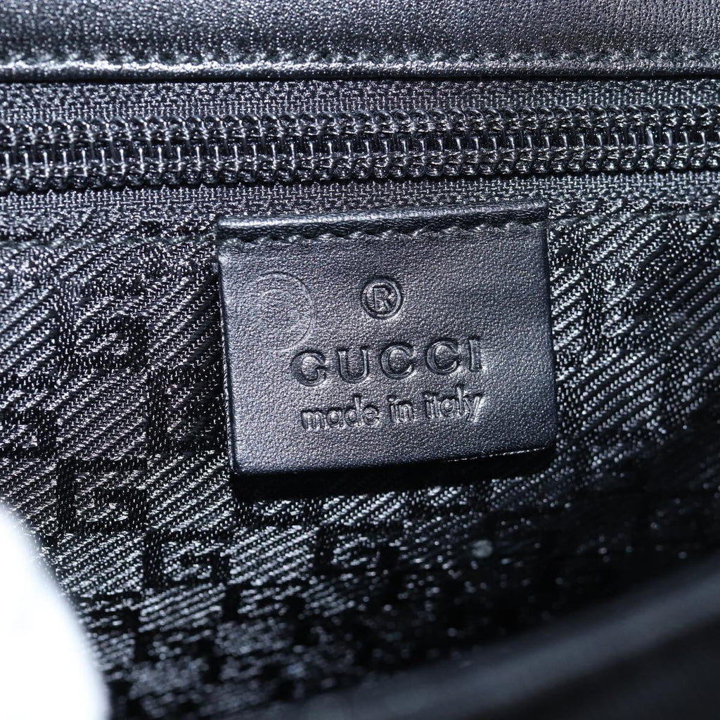 GUCCI Jackie Backpack Nylon Outlet Black am6187