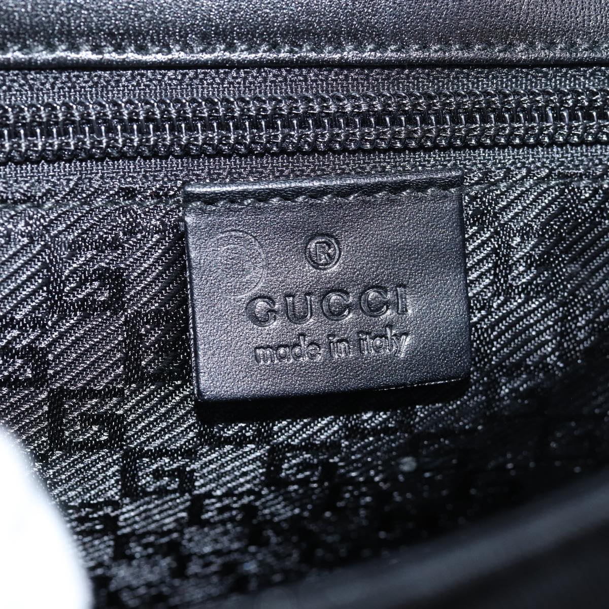 GUCCI Jackie Backpack Nylon Outlet Black am6187