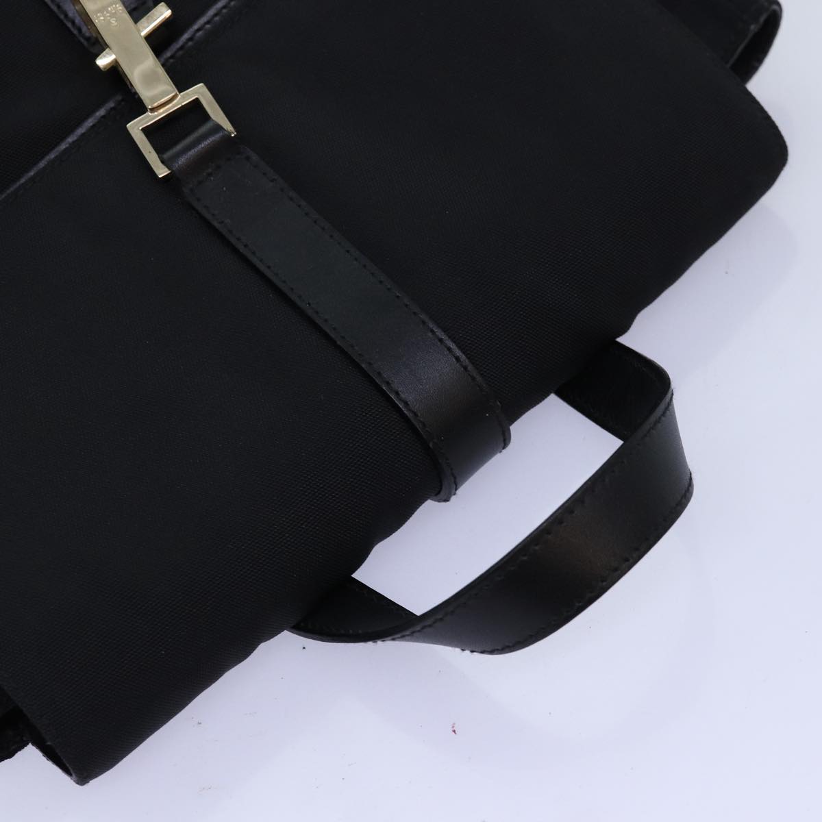 GUCCI Jackie Backpack Nylon Outlet Black am6187