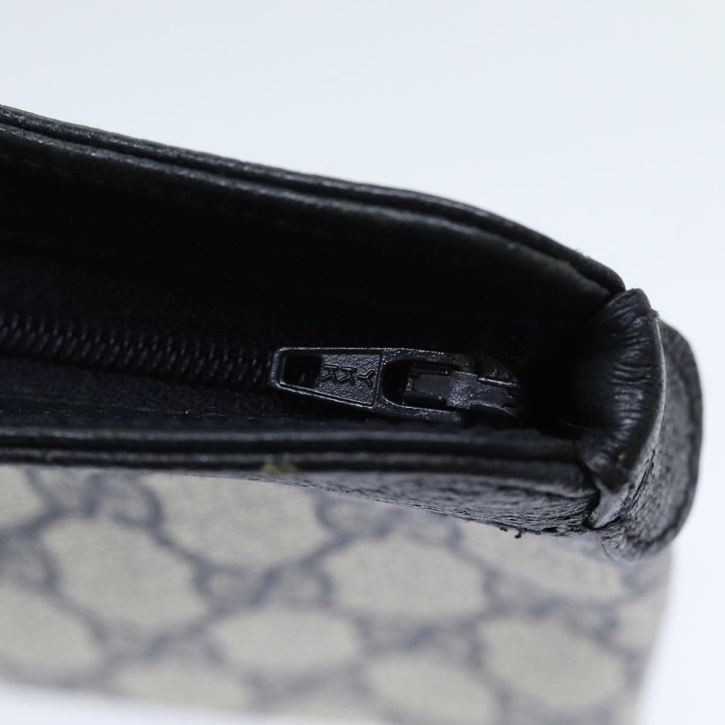 GUCCI GG Supreme Pouch PVC Leather Navy 89 01 020 am6188