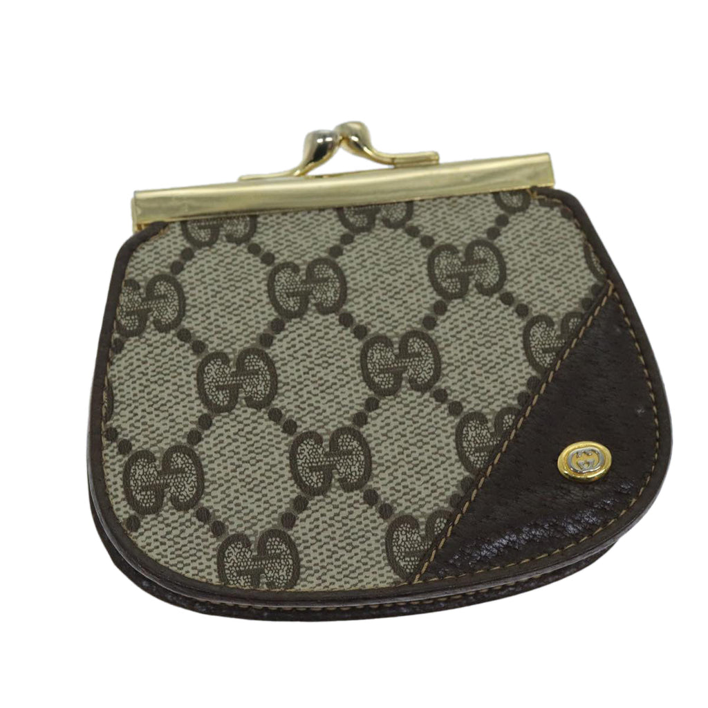 GUCCI GG Supreme Coin Purse PVC Beige 64 03 114 am6199