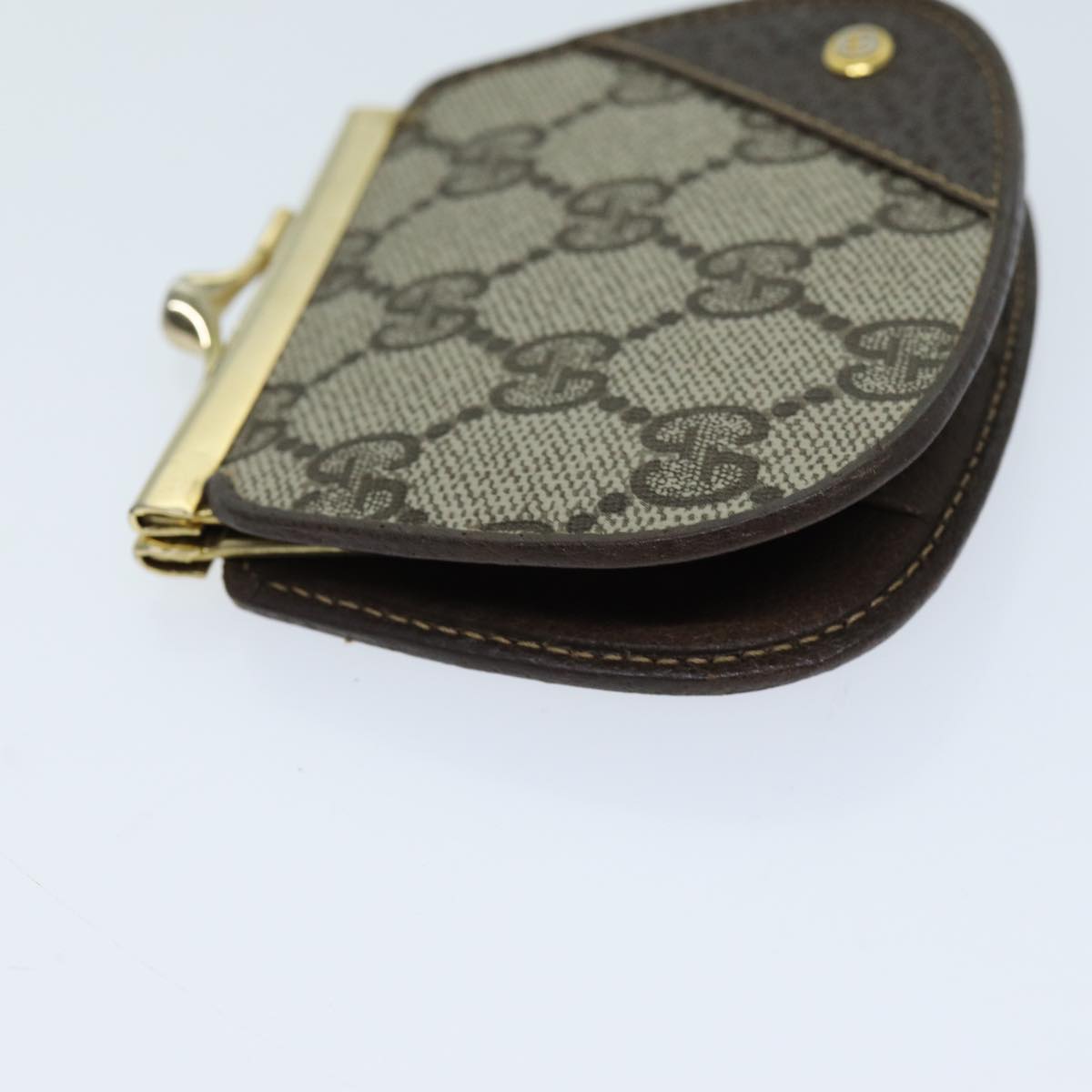 GUCCI GG Supreme Coin Purse PVC Beige 64 03 114 am6199