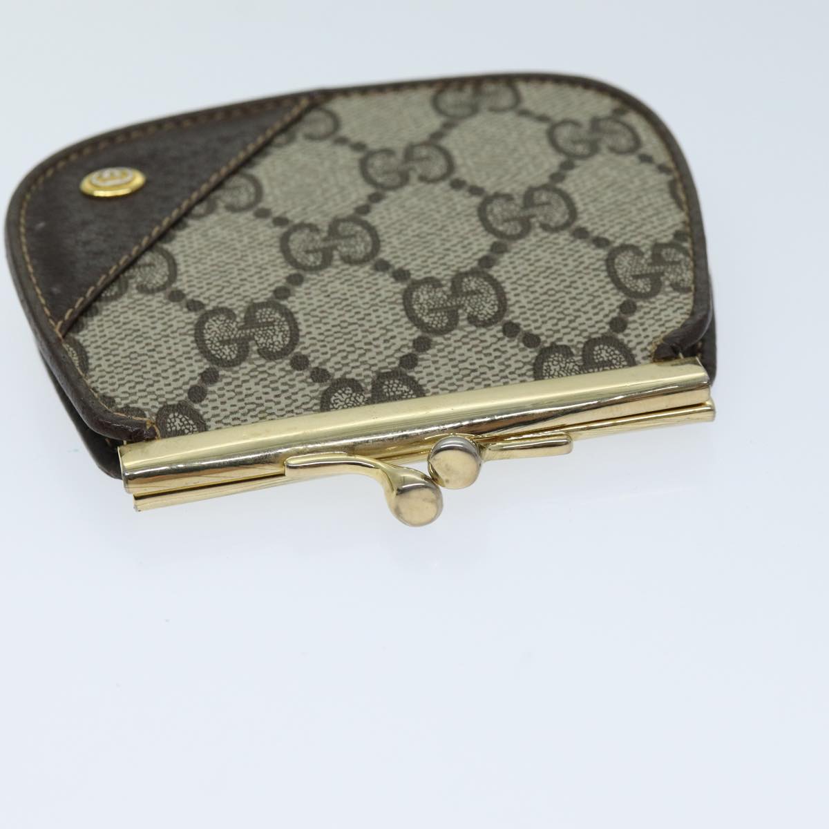 GUCCI GG Supreme Coin Purse PVC Beige 64 03 114 am6199