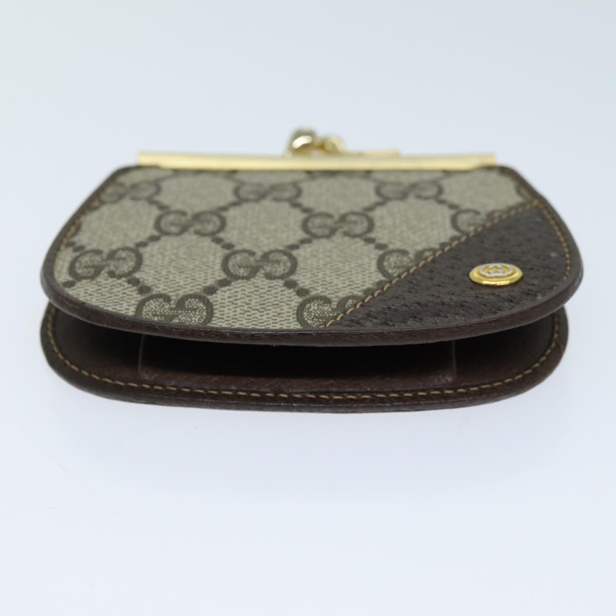 GUCCI GG Supreme Coin Purse PVC Beige 64 03 114 am6199