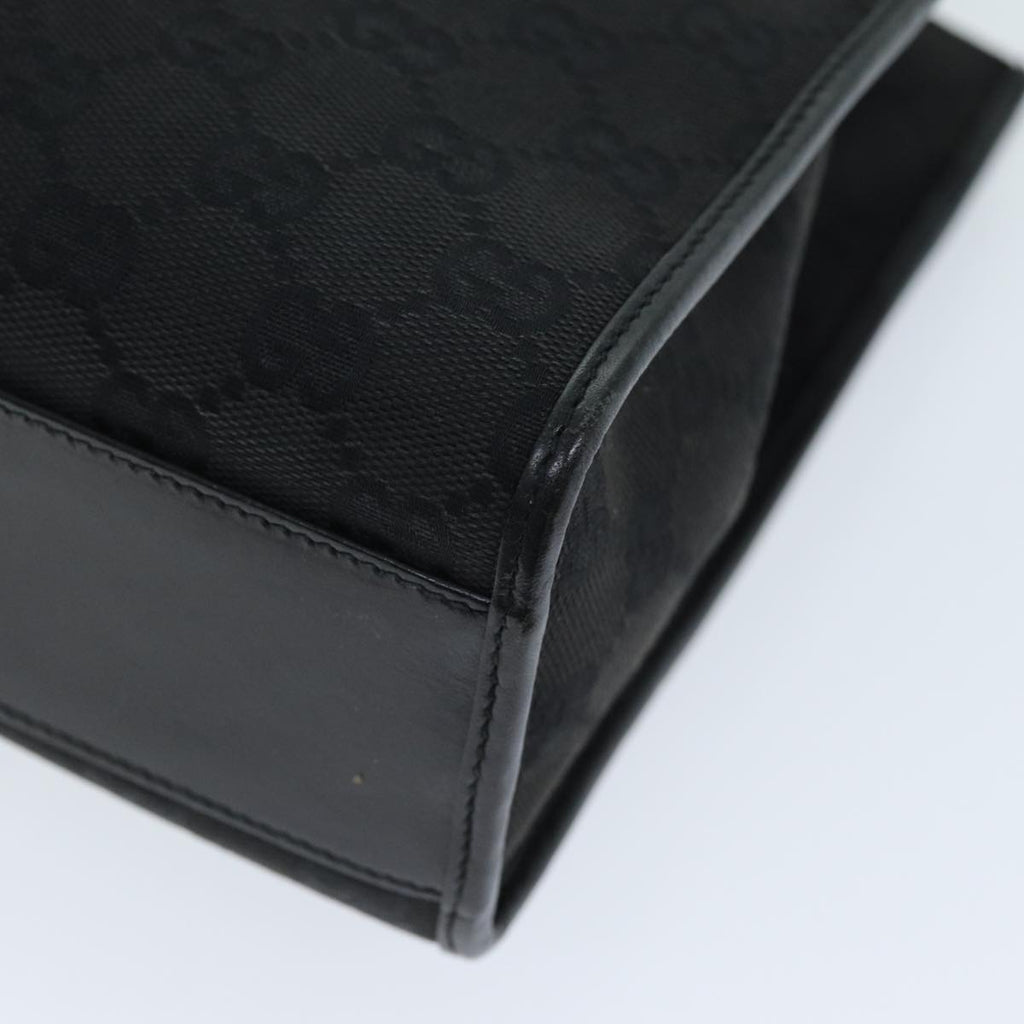 GUCCI Jackie GG Canvas Hand Bag Black 01715 3444 am6221