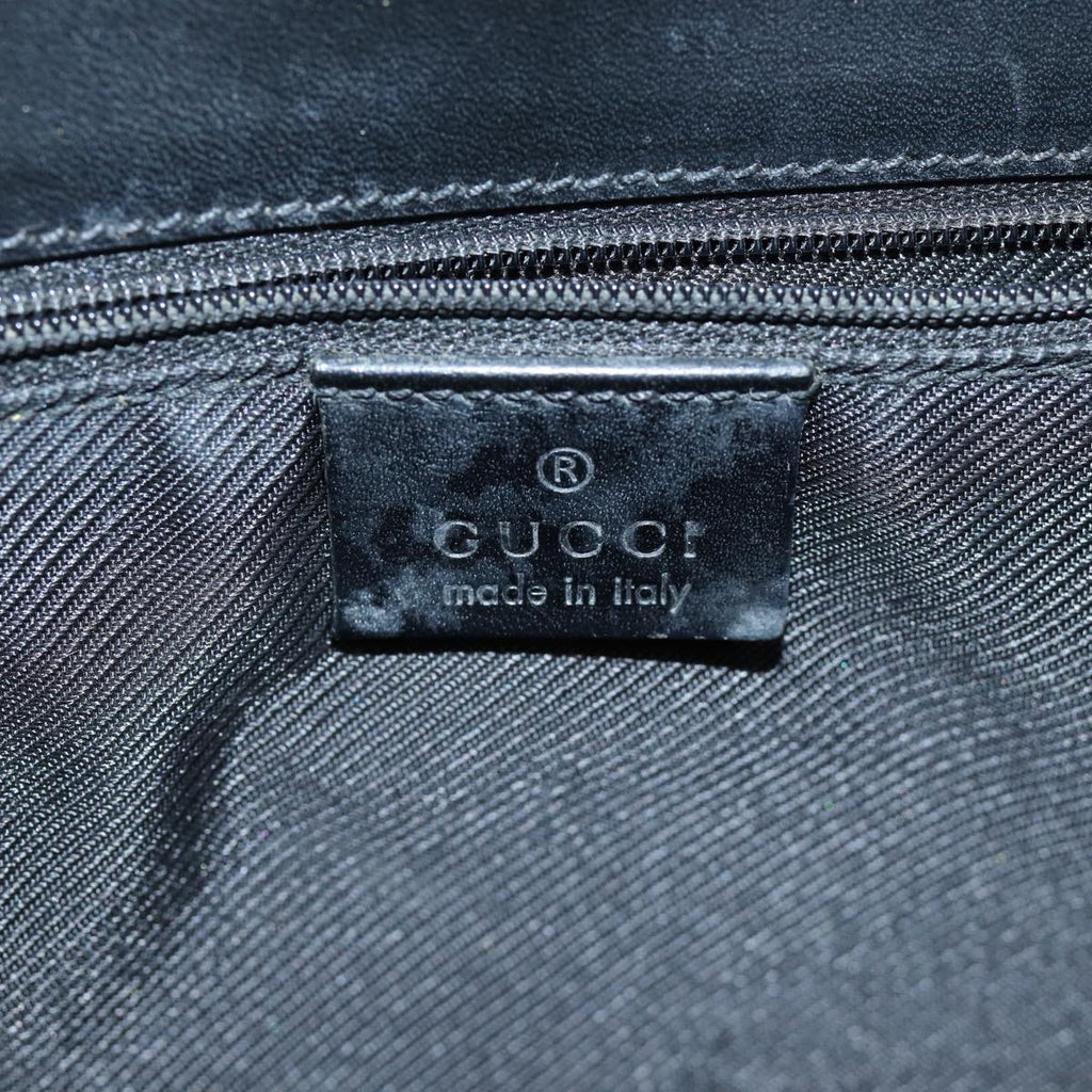 GUCCI Jackie GG Canvas Hand Bag Black 01715 3444 am6221