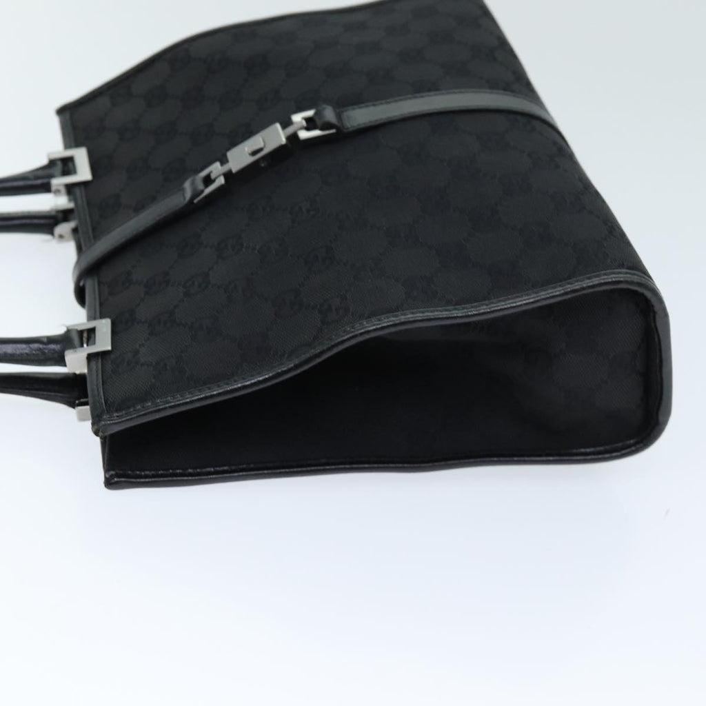 GUCCI Jackie GG Canvas Hand Bag Black 01715 3444 am6221
