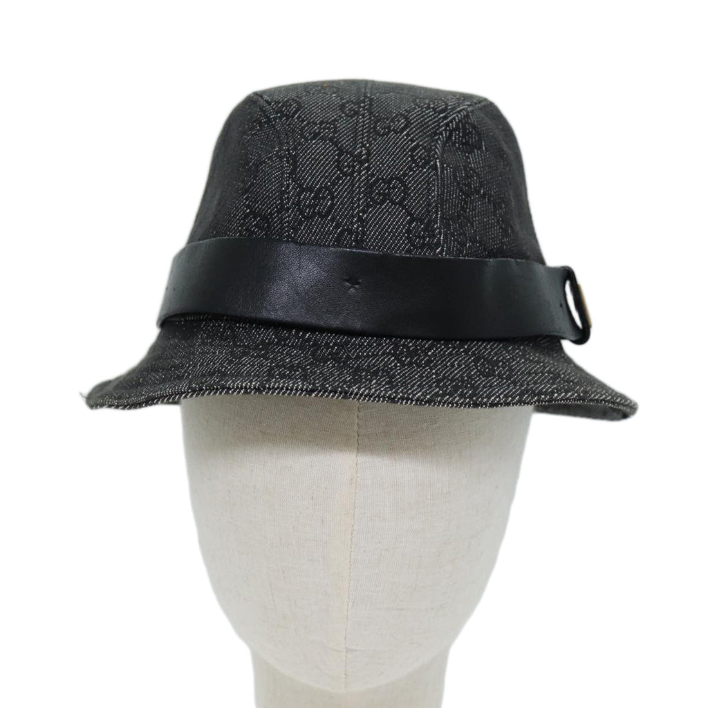 GUCCI GG Canvas Hat M Black am6222