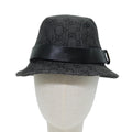 GUCCI GG Canvas Hat M Black am6222