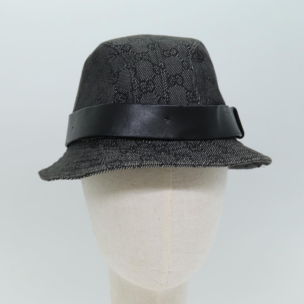 GUCCI GG Canvas Hat M Black am6222
