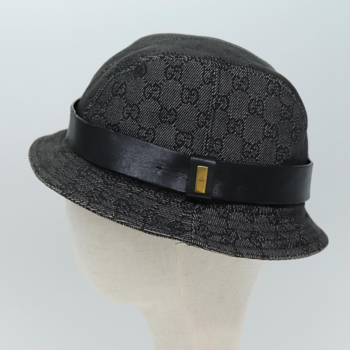 GUCCI GG Canvas Hat M Black am6222
