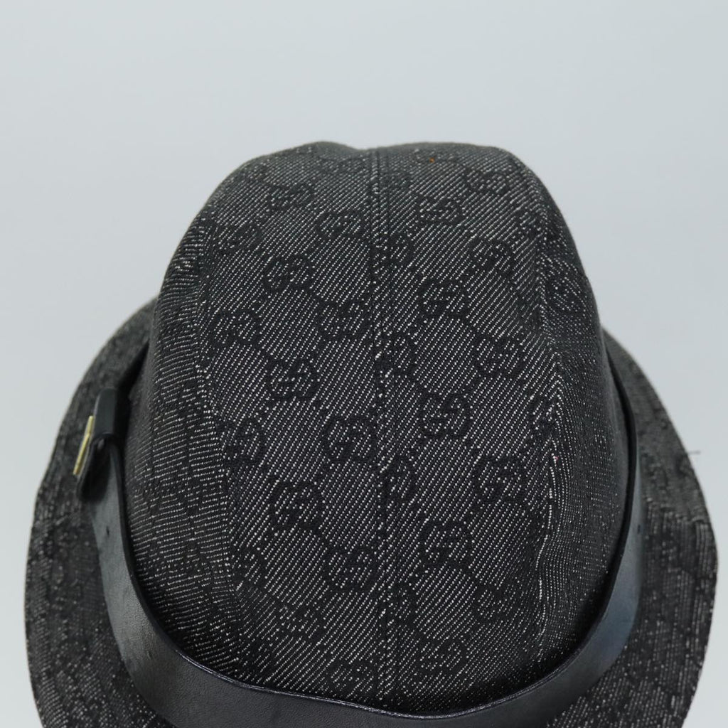 GUCCI GG Canvas Hat M Black am6222