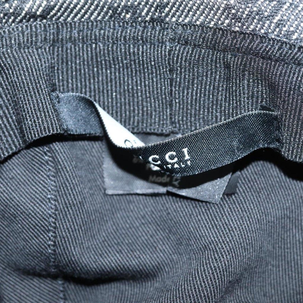 GUCCI GG Canvas Hat M Black am6222