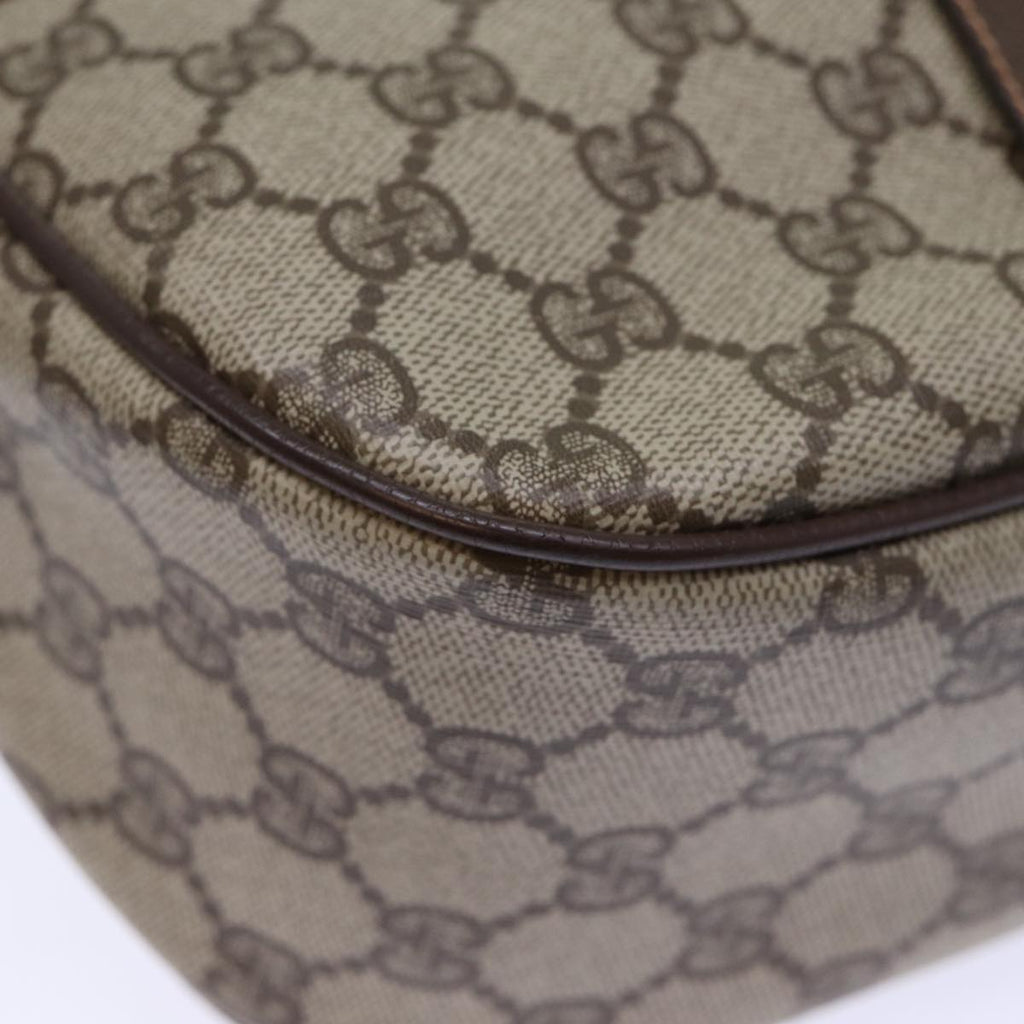 GUCCI GG Supreme Web Sherry Line Shoulder Bag Beige Red 89 02 032 am6223