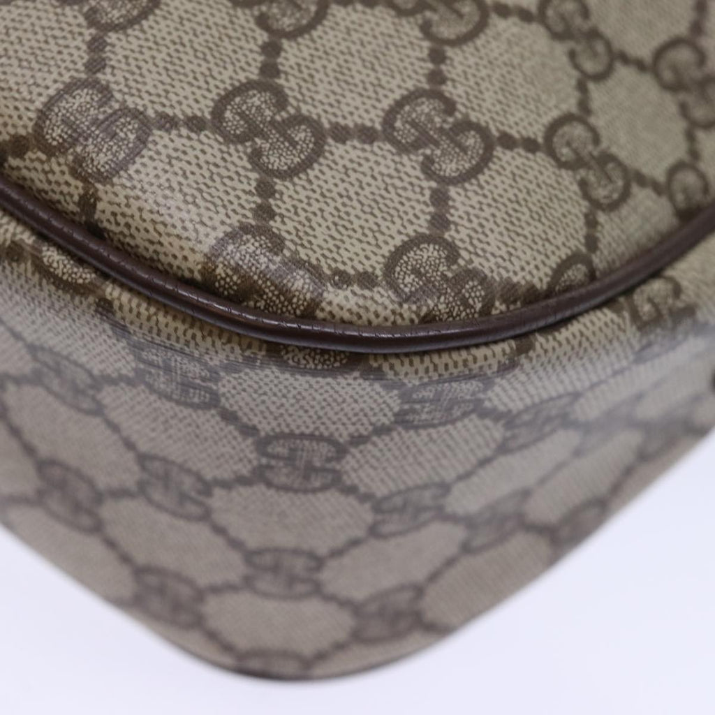 GUCCI GG Supreme Web Sherry Line Shoulder Bag Beige Red 89 02 032 am6223